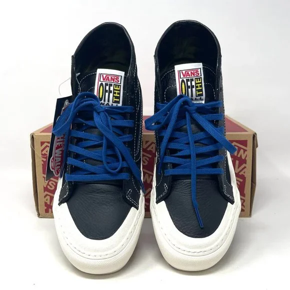 Vans Sk8 Hi 138 Decon Canvas Leather Black Skateboarding Women's S VN0A3MV16BD - Picture 4 of 11